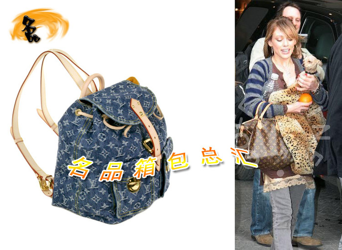M95056 LV雙肩背包 LV經典老花 LV牛仔系列 LV牛仔包 LV女包