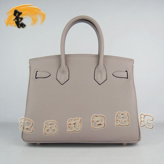 6088 Hermes Birkin 鉑金包 女士休閑手提包 Hermes荔枝皮 Hermes 30 Birkin