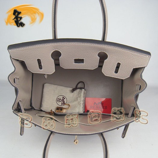 6088 Hermes Birkin 鉑金包 女士休閑手提包 Hermes荔枝皮 Hermes 30 Birkin