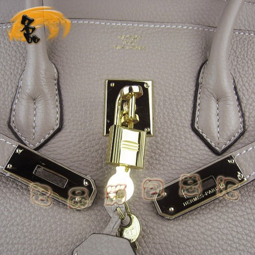 6088 Hermes Birkin 鉑金包 女士休閑手提包 Hermes荔枝皮 Hermes 30 Birkin