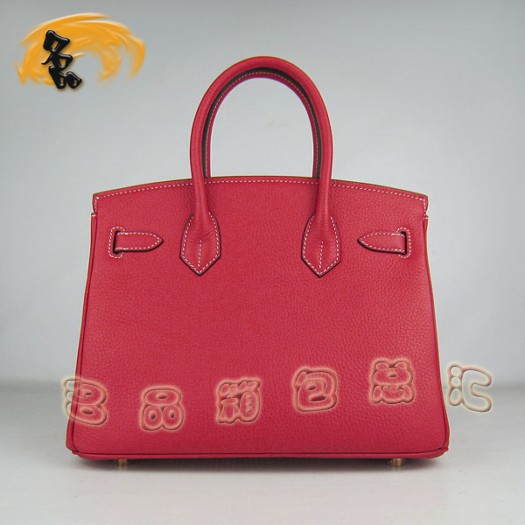 6088 Hermes 時尚荔枝紋 手提包 Hermes最新款 Birkin系列 鉑金包 Hermes 30 Birkin