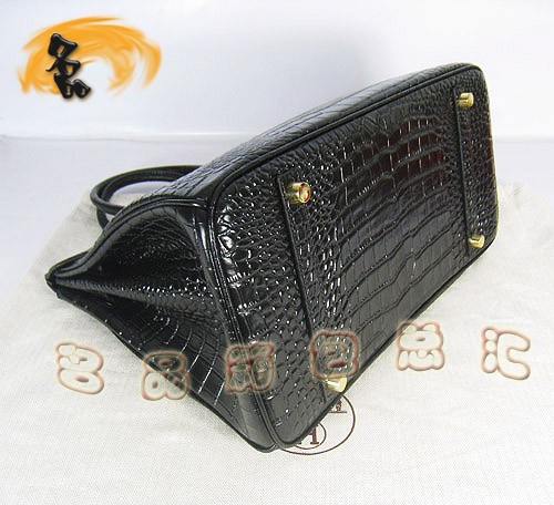 6089 Hermes最新款 Birkin 鉑金包 Hermes 35 Birkin 時(shí)尚女士 鱷魚紋 手提包