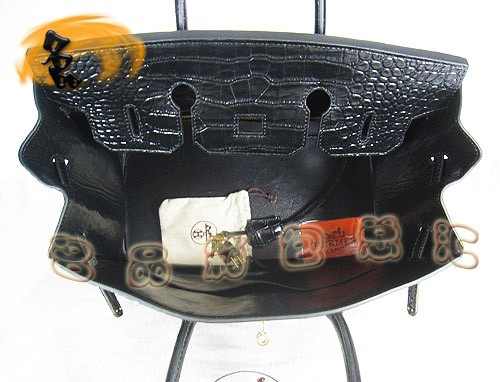 6089 Hermes最新款 Birkin 鉑金包 Hermes 35 Birkin 時(shí)尚女士 鱷魚紋 手提包