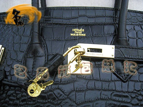6089 Hermes最新款 Birkin 鉑金包 Hermes 35 Birkin 時(shí)尚女士 鱷魚紋 手提包