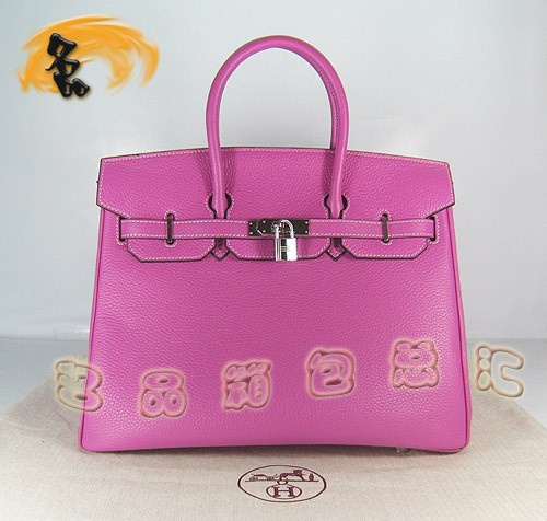 6089 愛馬仕新款荔枝紋 休閑女包 手提包 Hermes Birkin 鉑金包 35 Birkin 專柜品質
