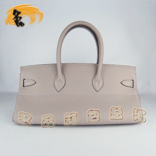 6109 Hermes最新款 鉑金包 愛馬仕 手提包 Hermes女包 Hermes牛皮銀扣 42 Birkin