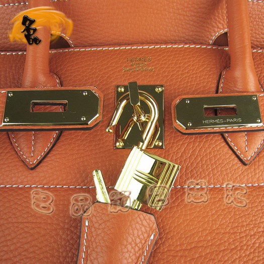 6109 經典款 大號 橙色時尚女包 Hermes Birkin 鉑金包 Hermes手提包 42 Birkin