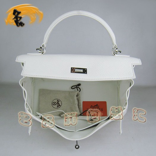 6108 Hermes新款 女士斜挎包 Hermes 荔枝紋 手提包 Hermes Kelly 凱莉包