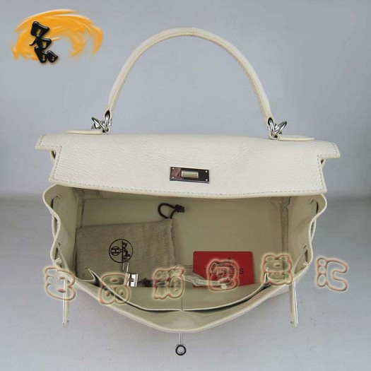 6108 超A1:1 Hermes荔枝紋牛皮女包 Hermes 手提包 Kelly 凱莉包 Hermes斜挎包