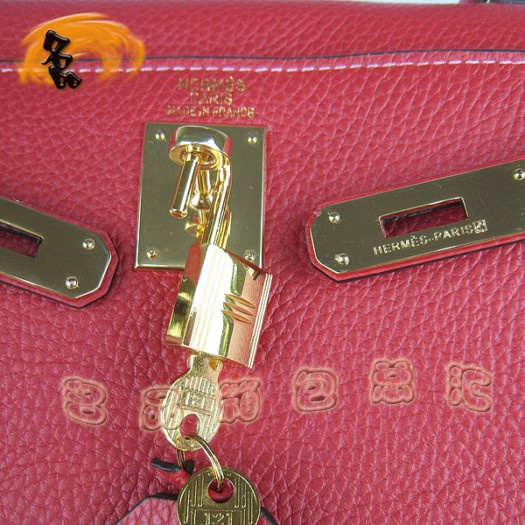 6108 Hermes Kelly 凱莉包 32cm 愛馬仕黑色荔枝紋女包 手提包 斜跨包 金扣