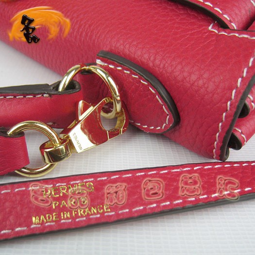 6108 Hermes Kelly 凱莉包 32cm 愛馬仕黑色荔枝紋女包 手提包 斜跨包 金扣