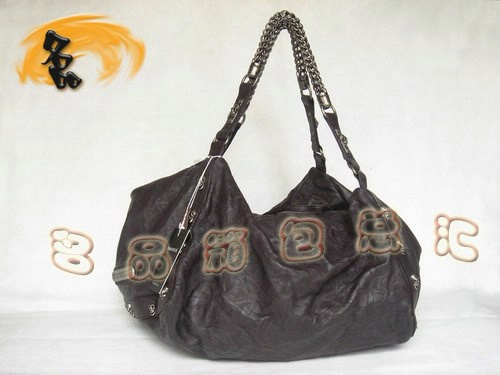 8008 THOMAS WYLDE/托馬斯 經(jīng)典款骷髏頭手提包 深啡色時尚女士單肩包