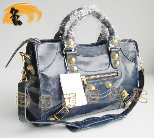 084332B 超A品質(zhì) BALENCIAGA巴黎世家 機(jī)車包 新款牛皮女士手提/斜挎包