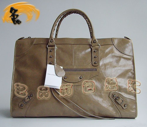 084334 BALENCIAGA最新款 巴黎世家手提包 BALENCIAGA機車包 時尚牛皮女包