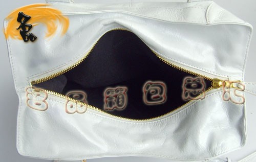 084326B BALENCIAGA 巴黎世家 經(jīng)典機(jī)車包 白色全皮新款休閑手袋