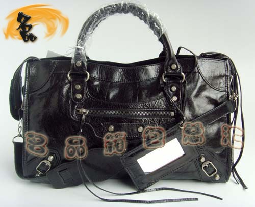 084332 超A1:1品質(zhì)手提包 熱賣新款巴黎世家機(jī)車包 BALENCIAGA時(shí)尚女士 斜挎包