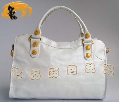 084332B 專柜品質(zhì) 時(shí)尚女士手提包 BALENCIAGA新款斜挎包 巴黎世家機(jī)車(chē)包