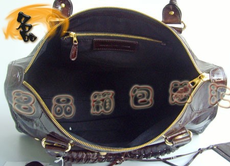 084327B 巴黎世家 經典機車包 BALENCIAGA時尚女士牛皮手提包 女包