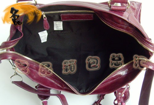 084328A 巴黎世家時尚手提包 BALENCIAGA經典機車包 最新款休閑女士斜挎包
