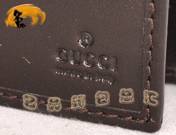 233024 GUCCI帆布包 GUCCI錢(qián)包 雙G花布 布配皮 GUCCI時(shí)尚休閑錢(qián)包
