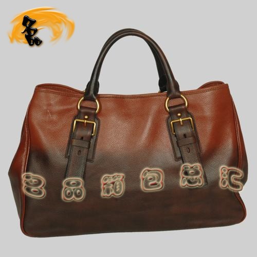 8602  Prada���N1:1Ʒ�|Ů�� �����_�ߙnţƤ����� Pradaб��� �����ɫ