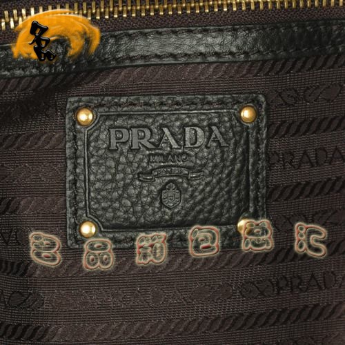 8602  Prada���N1:1Ʒ�|Ů�� �����_�ߙnţƤ����� Pradaб��� ��ɫ