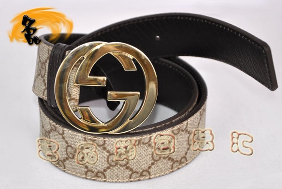 114984 Gucci經典G花男士皮帶 Gucci皮帶 Gucci腰帶 PVC 原版一比一品質