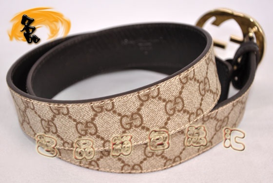 114984 Gucci經典G花男士皮帶 Gucci皮帶 Gucci腰帶 PVC 原版一比一品質