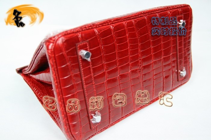 3845 Hermes Birkin 鉑金包 Hermes 女包 真鱷魚皮 手提包 紅色 訂制品 實時報價