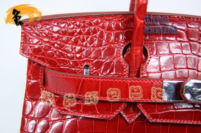 3845 Hermes Birkin 鉑金包 Hermes 女包 真鱷魚皮 手提包 紅色 訂制品 實時報價