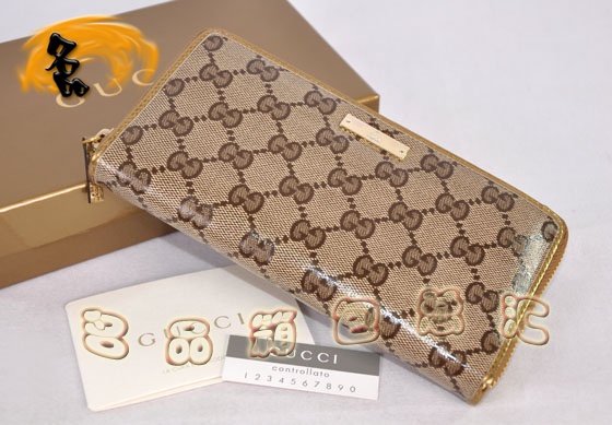112724 原版一比一品質(zhì) Gucci最新款 古奇防水水晶面料女士長(zhǎng)款錢(qián)包 Gucci女包