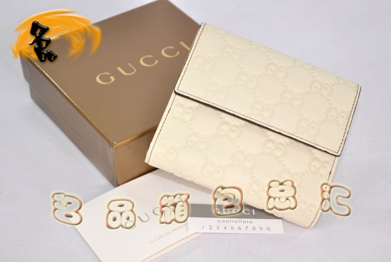 203549 ԭ��һ��һƷ�| Gucci�X�� GucciȫƤ����Ůʿ�X�A Gucci���¿� �װ�ɫ