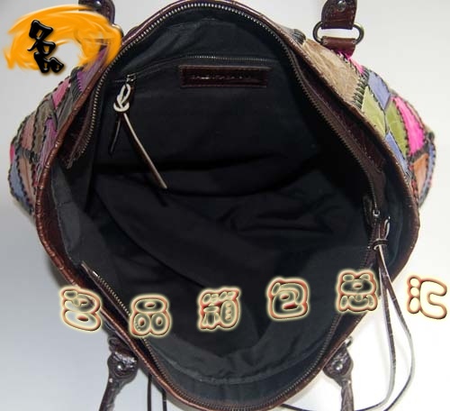 084610 Balenciaga���¿� ƴɫţƤ�{�~�y�r��Ůʿ����� ��������Ů�� ���ɫ