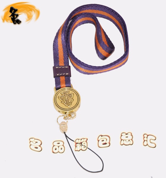 224076 Gucci手機鏈 古奇最新款掛件 Gucci手機掛飾 Gucci飾品 織帶 紫色