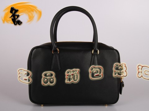 BL0095 Prada手提包 普拉達(dá)時尚女士休閑包 Prada女包 原版一比一品質(zhì) 黑色