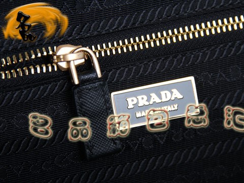 BL0095 Prada手提包 普拉達(dá)時尚女士休閑包 Prada女包 原版一比一品質(zhì) 黑色
