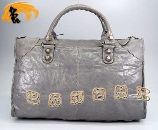 084324A Balenciaga女包 手提包 巴黎世家手提包 進(jìn)口羊皮時(shí)尚休閑女包 淺灰色