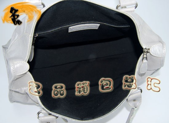 084324A Balenciaga女包 手提包 巴黎世家手提包 進(jìn)口羊皮時(shí)尚休閑女包 淺灰色