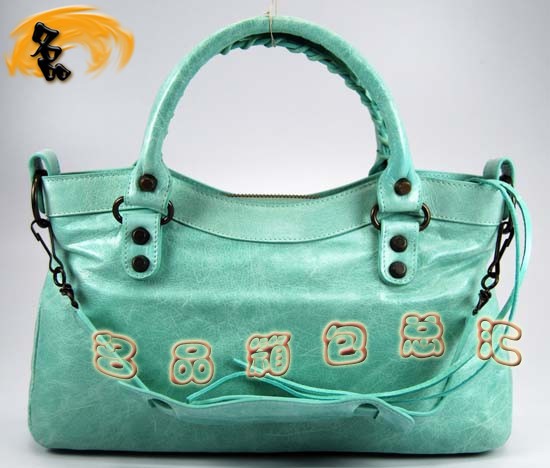103208  �������҆μ�� Balenciaga�C܇�� �M����Ƥ�r��Ů�� ����� ��ˮ�{ɫ