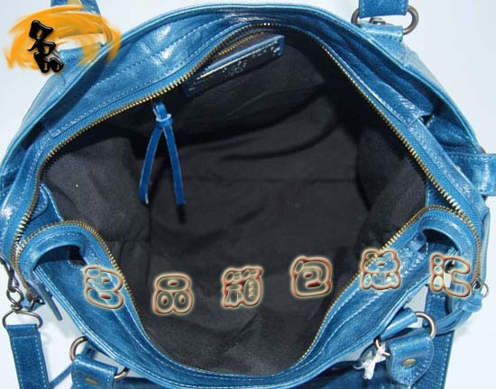 084616  Balenciaga�C(j��)܇(ch��)�� �������҆μ�� �M(j��n)��ţƤ��(j��ng)��r(sh��)��Ů�� ���{(l��n)ɫ