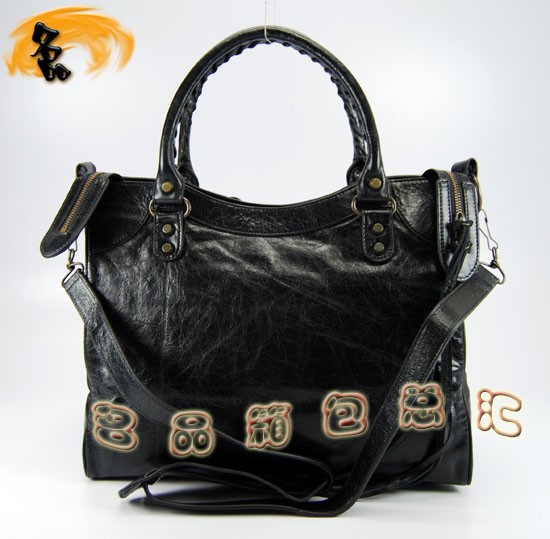 084616  �������҆μ�� Balenciaga�C܇�� �M��ţƤ����r��Ů�� ��ɫ