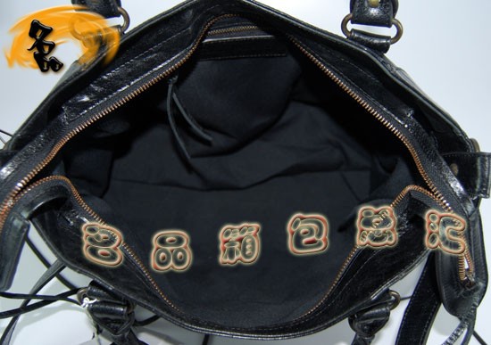 084616  �������҆μ�� Balenciaga�C܇�� �M��ţƤ����r��Ů�� ��ɫ