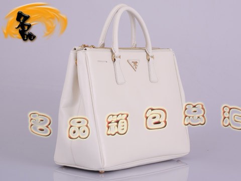 BN1802 普拉達手提包 進口牛皮女包 Prada手提包 原版一比一品質 白色