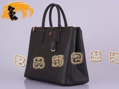 BN1802 普拉達(dá)手提包 進(jìn)口牛皮女包 Prada手提包 原版一比一品質(zhì) 啡色