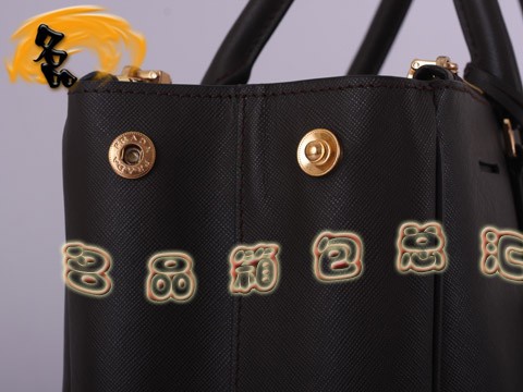 BN1802 普拉達(dá)手提包 進(jìn)口牛皮女包 Prada手提包 原版一比一品質(zhì) 啡色