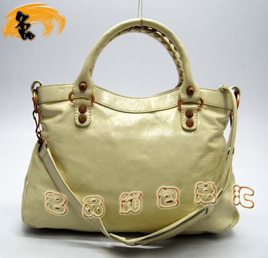 240557C  �������҆μ�� Balenciaga�C܇�� �M����Ƥ�r��Ů�� ����� �װ�ɫ