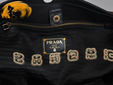 BR4290  �����_(d��)�μ�� Pradaб��� ��ˮ��������Ů�� ������ ��ɫ