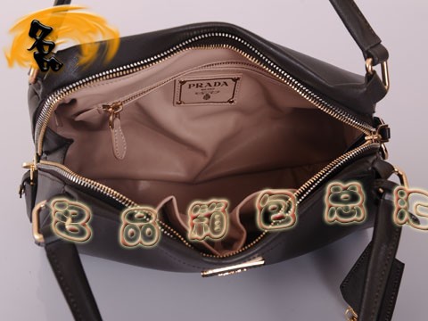 BR4418  Prada�μ�� �����_(d��)����� �¿�Ůʿ���e�� �M(j��n)���^��ţƤŮ�� ��ɫ