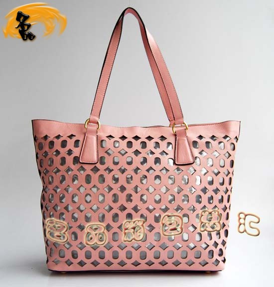1020 Prada 最新款 時尚休閑女士單肩包 Prada女包 原版一比一品質 粉紅色