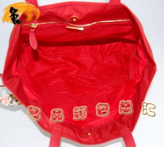 89277 最新款單肩包 Prada女包 普拉達(dá)手提包 Prada時(shí)尚休閑女包 大紅色